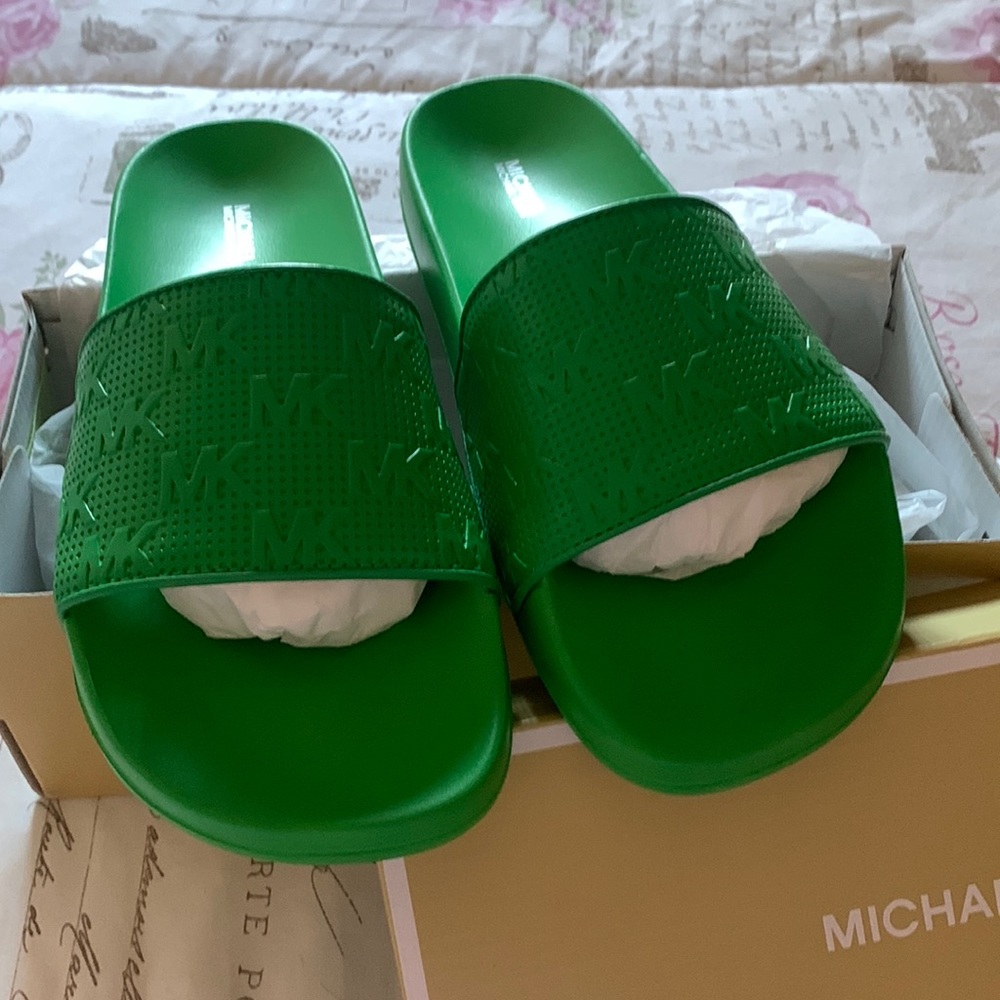 Leather Slide Sandal